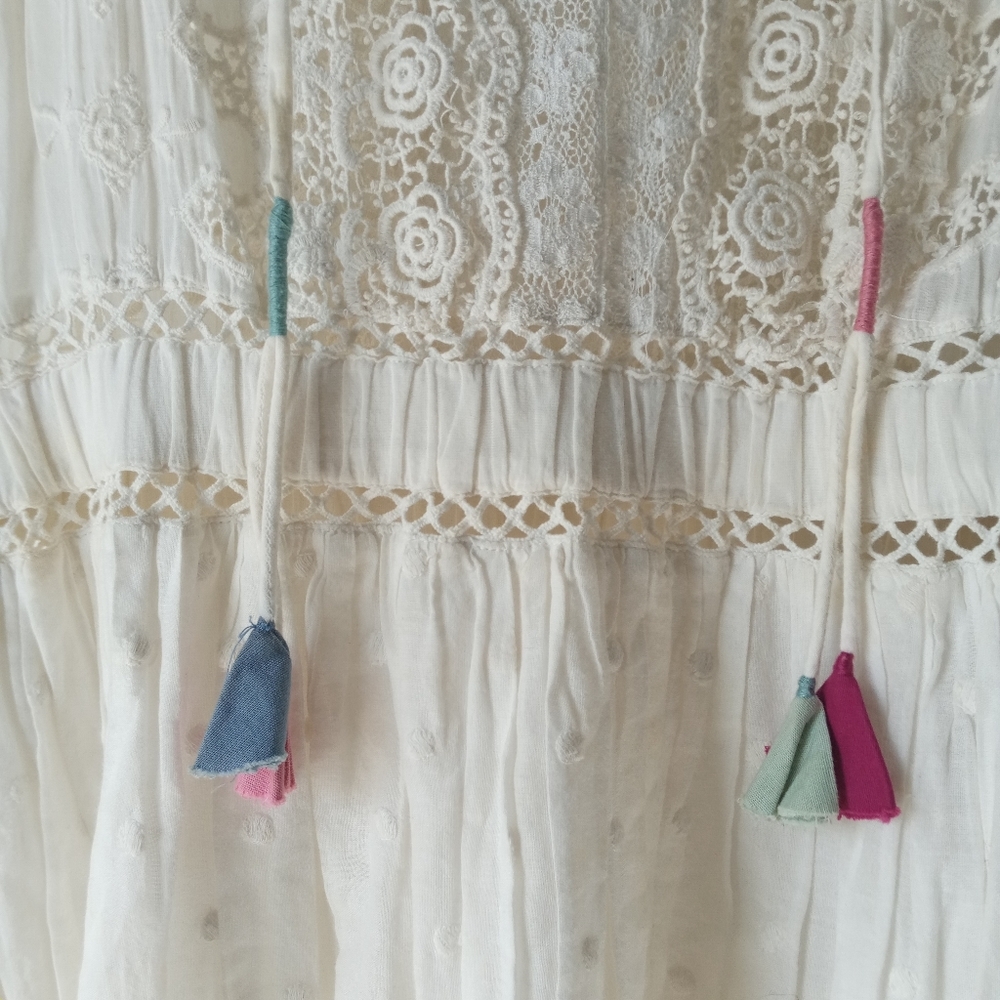 LoveShackFancy Small Embroidered Lace Dress - Picture 8 of 15